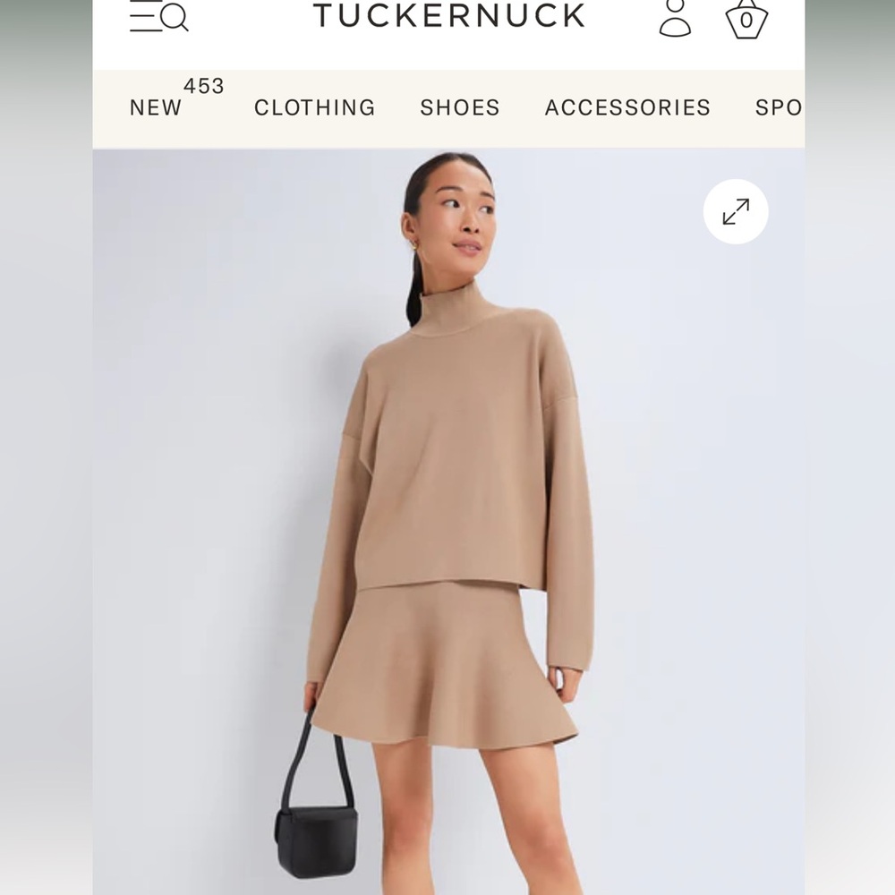 Tuckernuck Women's Tan Sweater and skirt set. I only wore this once.